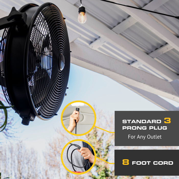 MULE Wet Rated Wall Fan XL