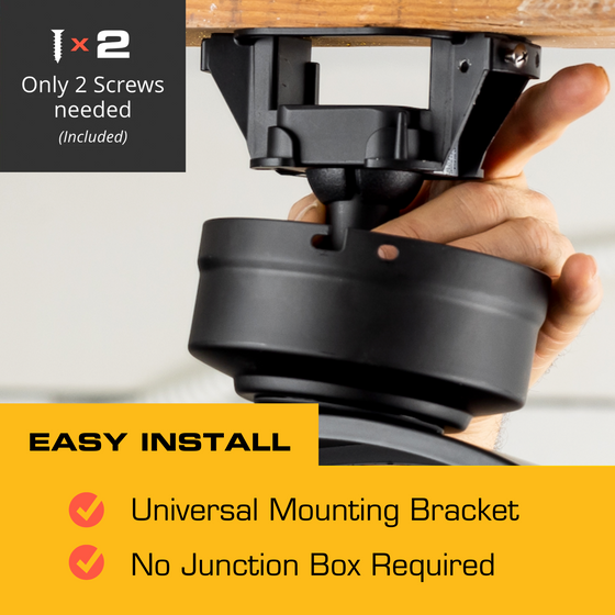 Garage Fan XL with Work Lights