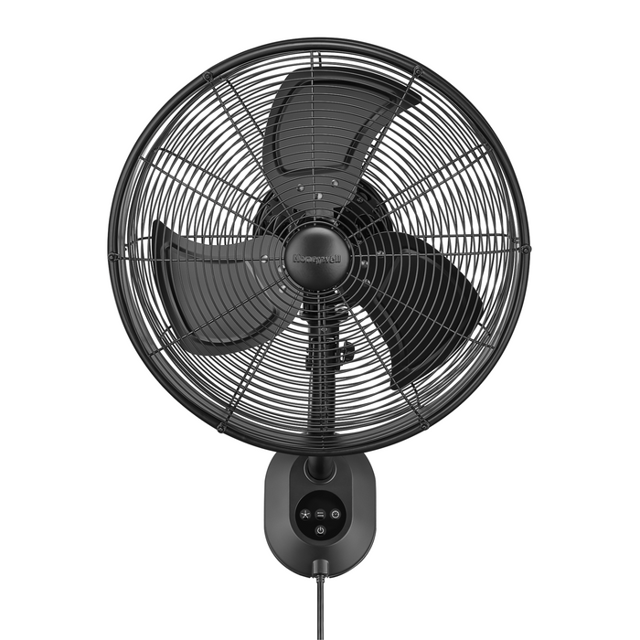 Honeywell 18" Outdoor Damp-Rated Oscillating Wall Fan with Remote