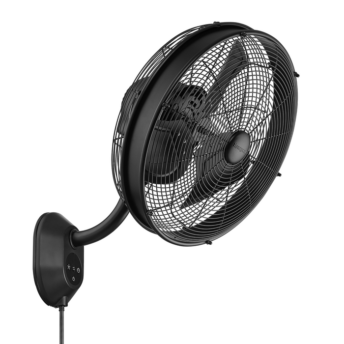 Honeywell 18" Outdoor Damp-Rated Oscillating Wall Fan with Remote