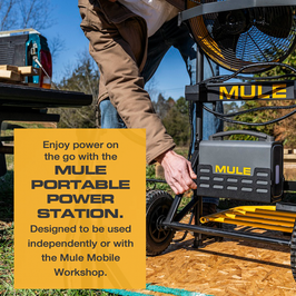 Mobile Workshop with Portable Power Station